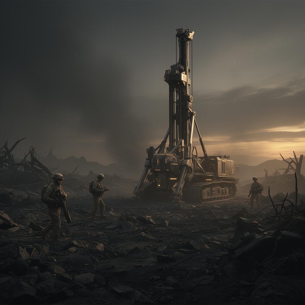 AetherDrill 250 deployed at dusk